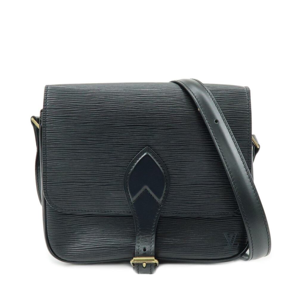 Louis Vuitton Epi Cartouchiere Crossbody Bag Black